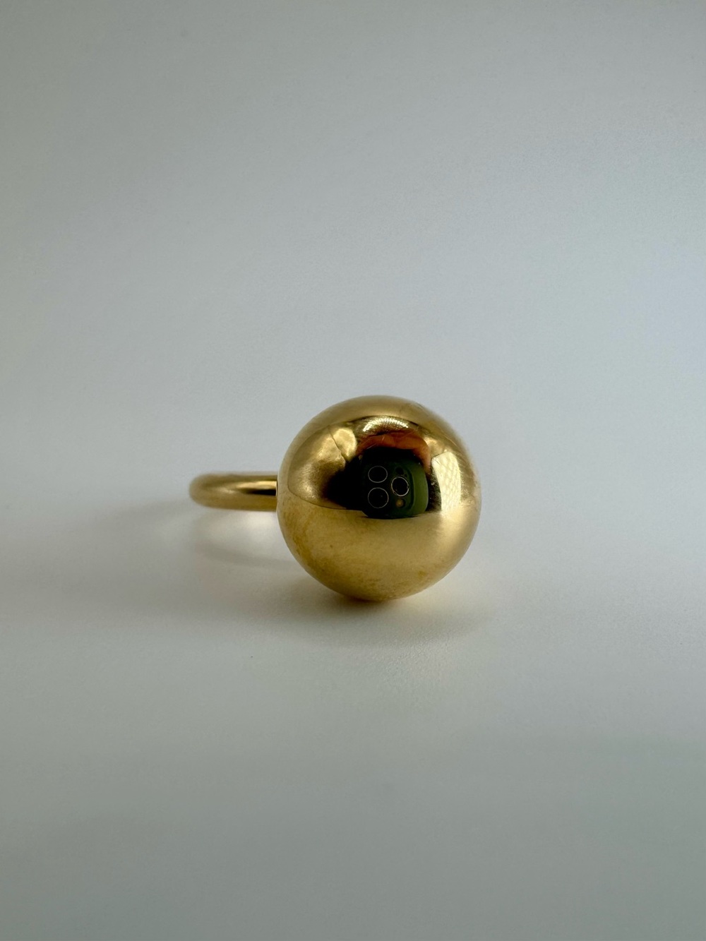Tiffany & Co 18K Yellow Gold Large HardWear Ball Ring - Picture 7 of 11